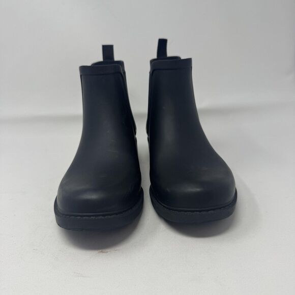 Madewell Chelsea Rain Boots Womens Size 7 Rubber Waterproof Ankle Pull On E2292 - Picture 2 of 10